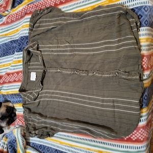 American eagle button down blouse